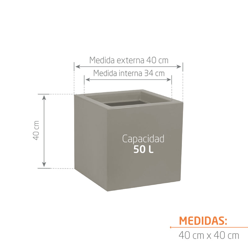 Matera Cuadrada Sedna 40 cm