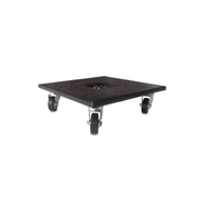 BASE CUADRADA CON RUEDAS + PLATO PARA DRENAJE 31 CM - Tumatera.co