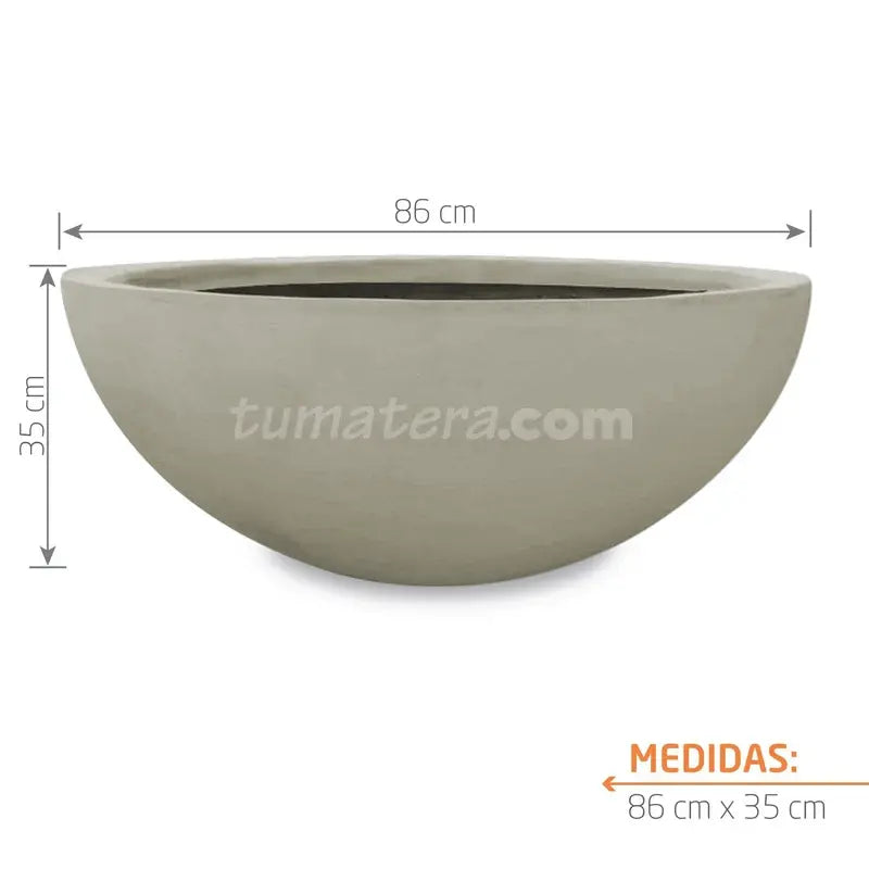 Matera Bowl Cemento 86 Cm