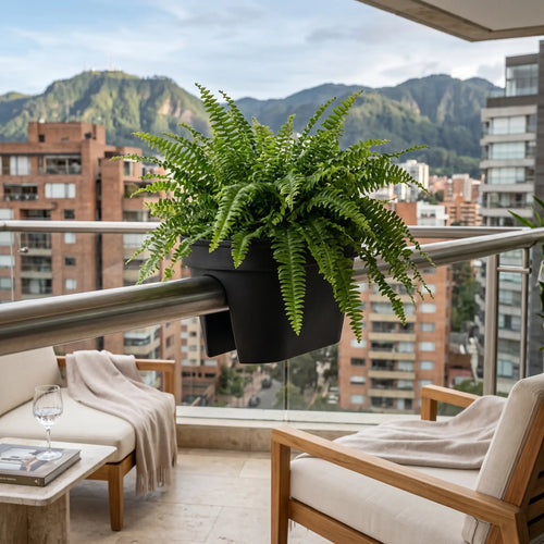 Jardinera balcón lofly 40 cm - ambiente #ia - Tumatera.co