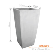 MATERA PIRAMIDAL CEMENTO 61 CM - Tumatera.co