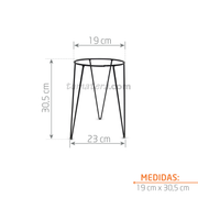 BASE METÁLICA 20 X 30 CM - Tumatera.co