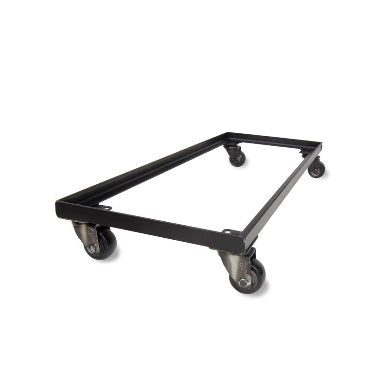 BASE EN HIERRO RECTANGULAR CON RUEDAS 63 CM - Tumatera.co