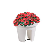 COMBO MATERA BALCÓN LOFLY 25 CM CON FLORES- Tumatera.co
