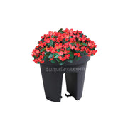 COMBO MATERA BALCÓN LOFLY 25 CM CON FLORES- Tumatera.co