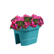 COMBO JARDINERA BALCÓN LOFLY 40 CM CON FLORES- Tumatera.co