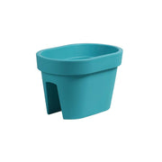 Matera Balcón Lofly 40 cm azul claro vista lateral