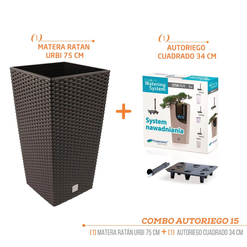 KIT MATERA RATÁN URBI 75 CM + AUTORIEGO - Tumatera.co