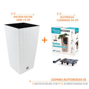KIT MATERA RATÁN URBI 75 CM + AUTORIEGO - Tumatera.co
