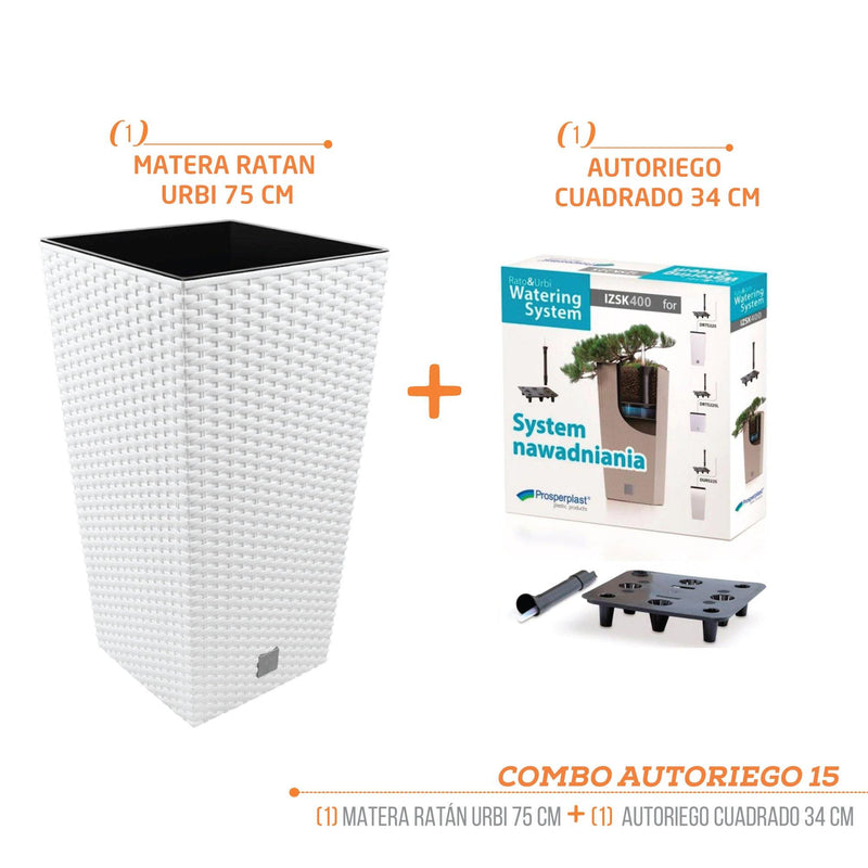 KIT MATERA RATÁN URBI 75 CM + AUTORIEGO - Tumatera.co
