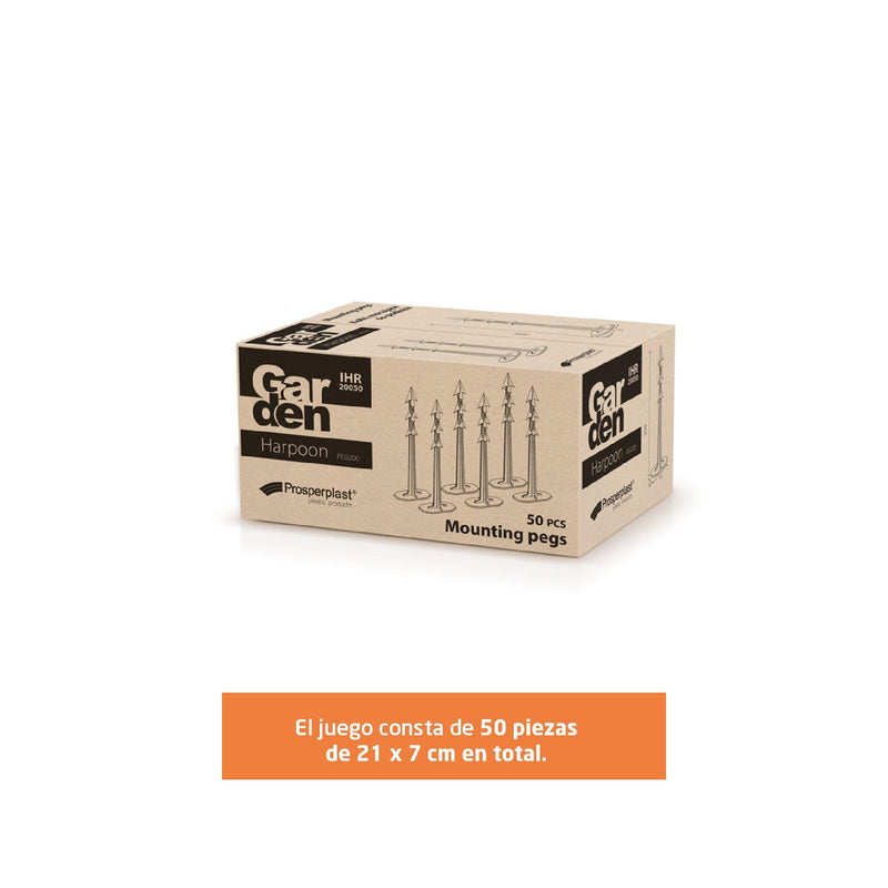 Anclaje plastico 20 cm para jardineria -Tumatera.com