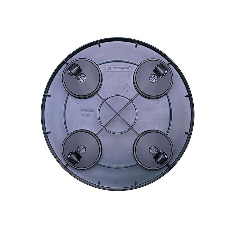 Base Circular con ruedas 30 cm parte trasera