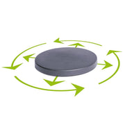 Base Circular con ruedas 30 cm vista con modo de funcionamiento