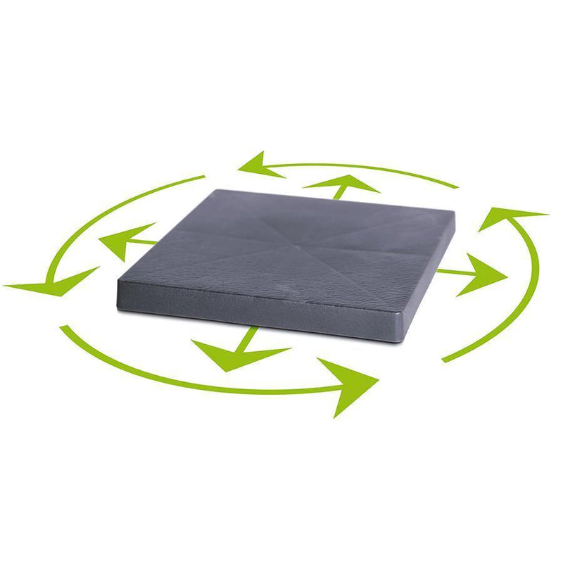 Base Cuadrada con ruedas 30 cm modo de funcionamiento