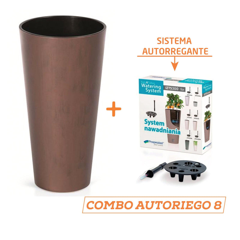 KIT MATERA TUBUS CORTEN 76 CM + AUTORIEGO - Tumatera.co