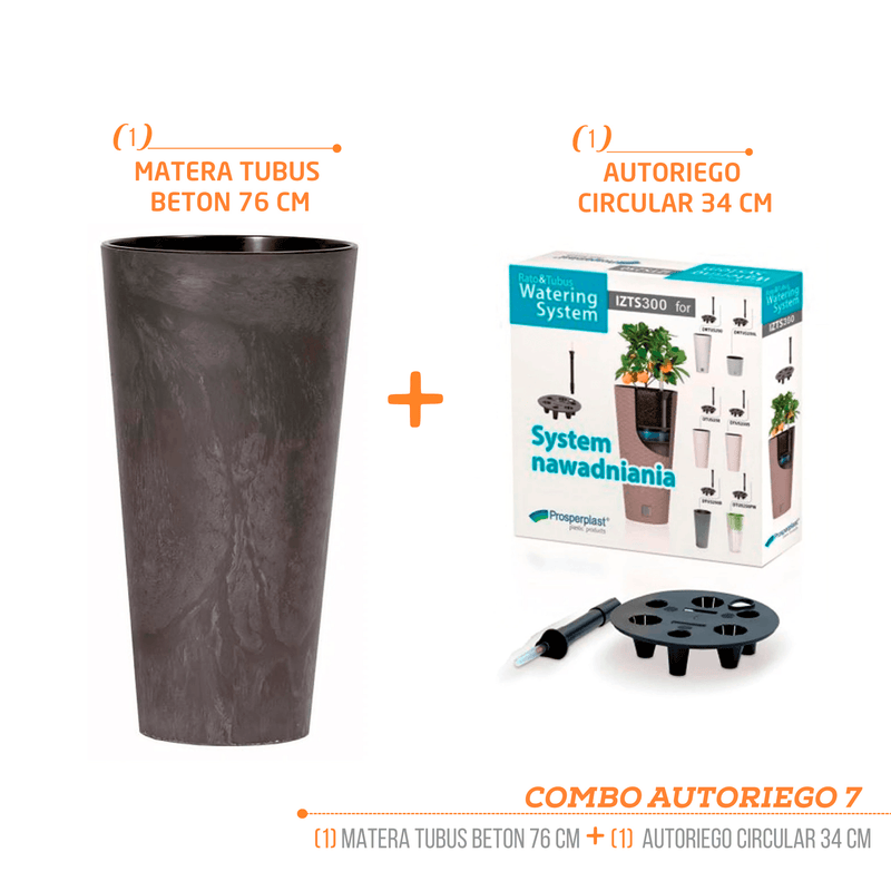 KIT MATERA TUBUS BETON 76 CM + AUTORIEGO - Tumatera.co