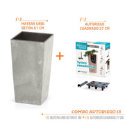 KIT MATERA URBI BETON 61 CM + AUTORIEGO - Tumatera.co