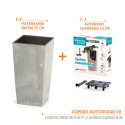 KIT MATERA URBI BETON 75 CM + AUTORIEGO - Tumatera.co