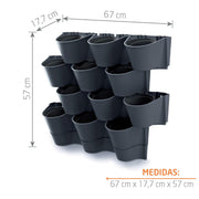 JARDÍN VERTICAL CASCADE WALL 67 CM - Tumatera.co