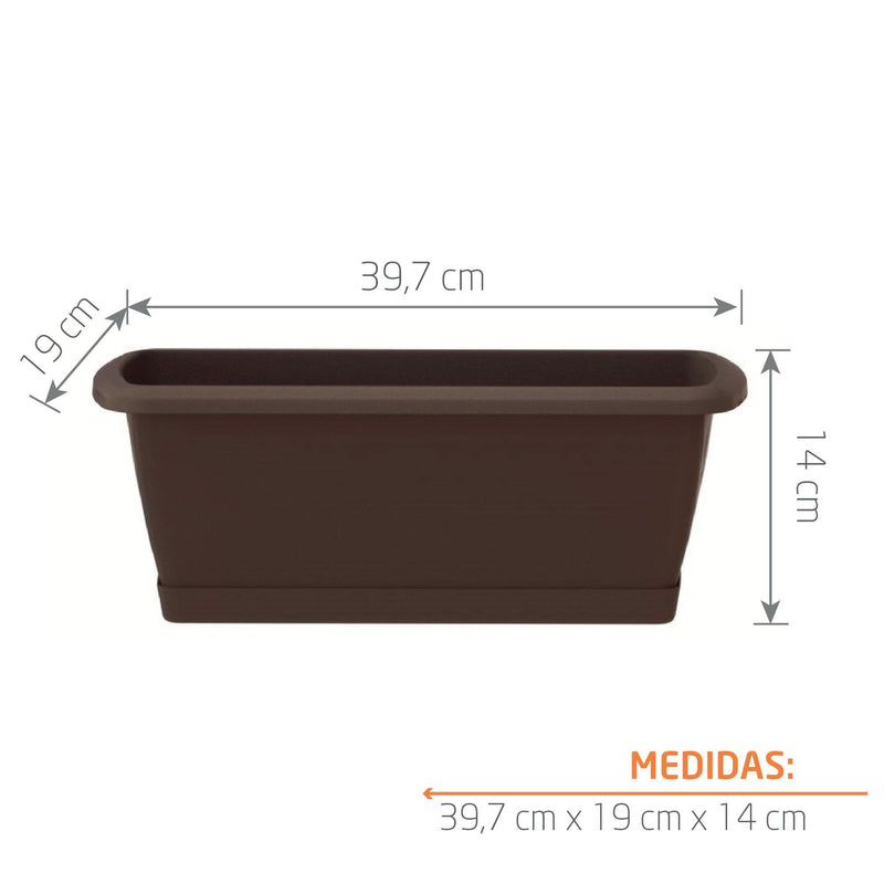JARDINERA BALCÓN RESPANA EASYCARE W 40 CM - Tumatera.co