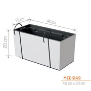 JARDINERA URBI CASE W 40 X 20 CM - Tumatera.co