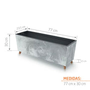 JARDINERA URBI CASE BETON N 77 CM - Tumatera.co