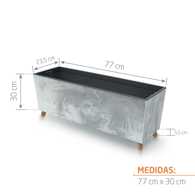 JARDINERA URBI CASE BETON N 77 CM - Tumatera.co