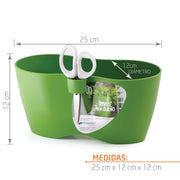 JARDINERA LIMES DUBLO 25 CM - Tumatera.co