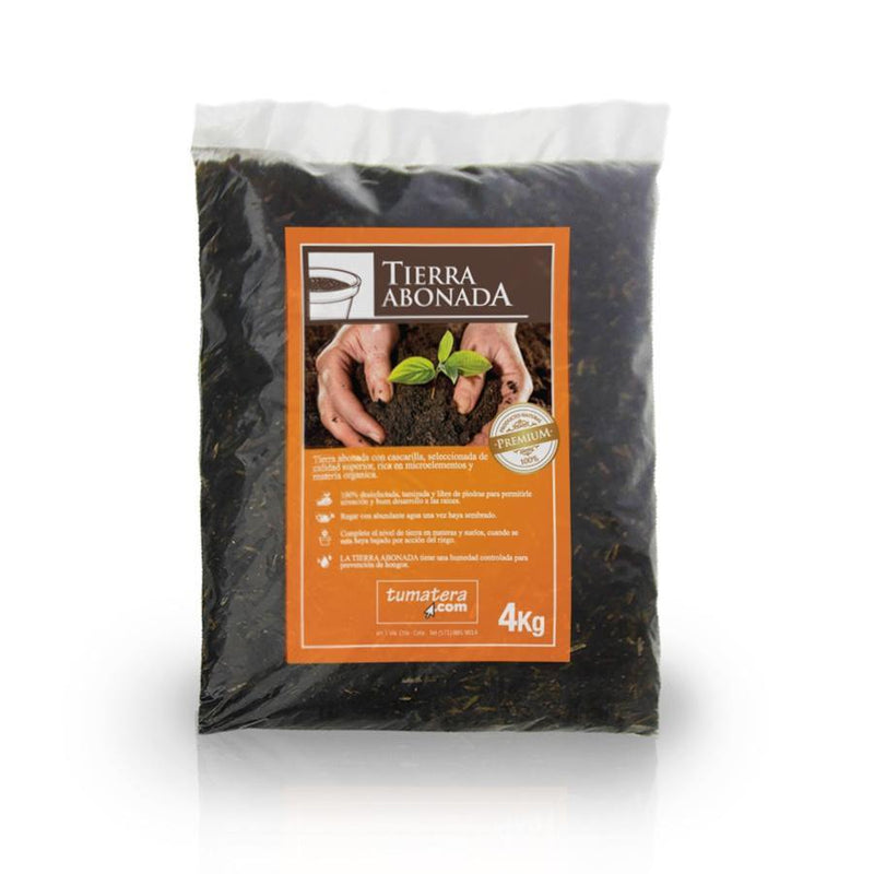 TIERRA ABONADA SELECCIONADA X 4 KG - Tumatera.co