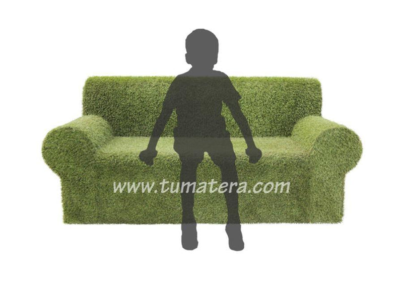 SOFÁ EN CÉSPED SINTÉTICO NIÑO - Tumatera.co