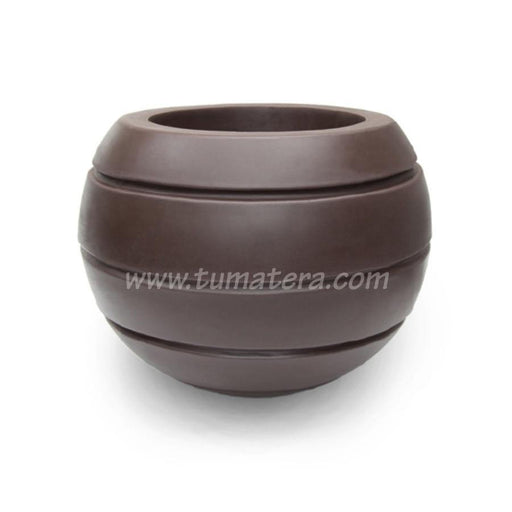 Maceta Polietileno Esfera 60 cm negra