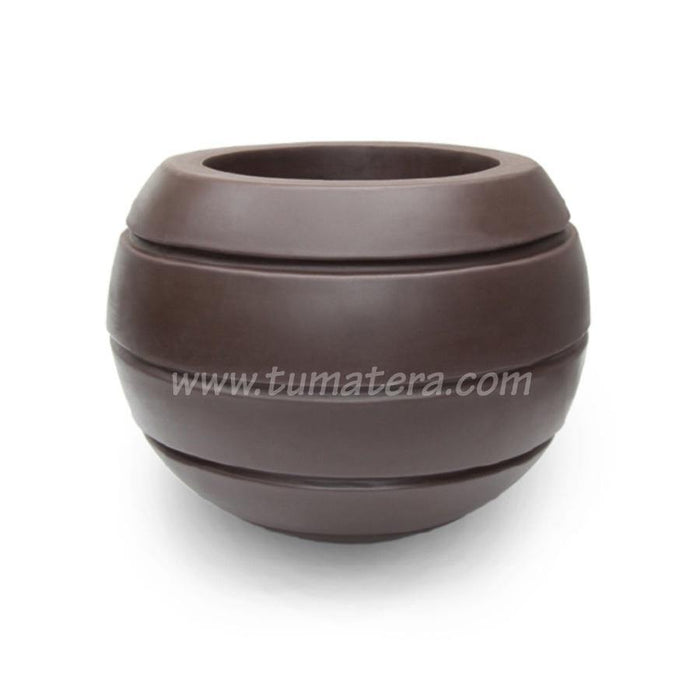 Maceta Polietileno Esfera 60 cm negra