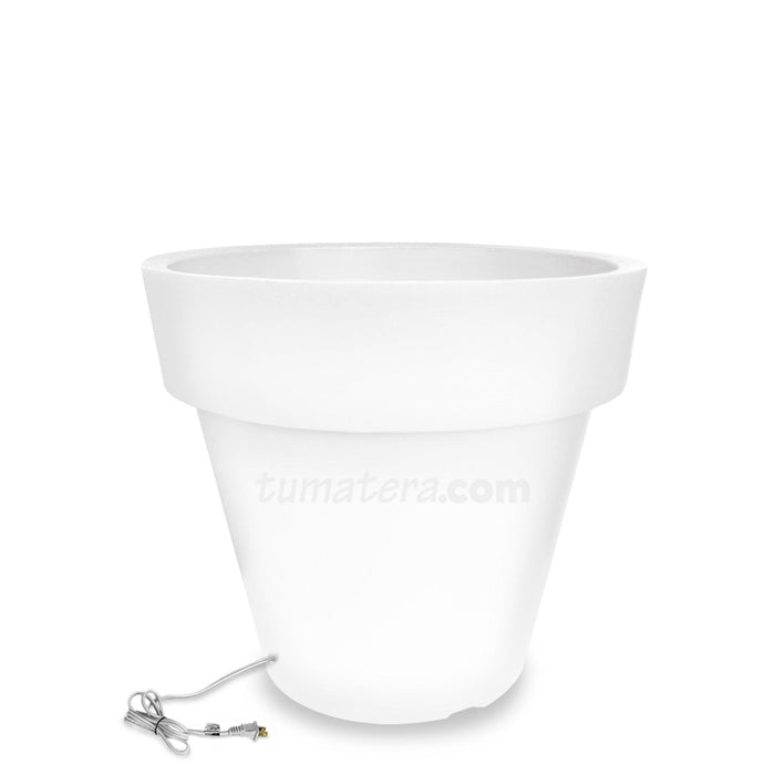 MATERA POLIETILENO CON LUZ LED MULTICOLOR CABLE 63 CM - Tumatera.co