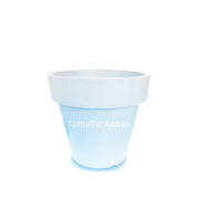 MATERA POLIETILENO CON LUZ LED MULTICOLOR INALÁMBRICA 48 CM - Tumatera.co