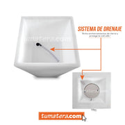 MATERA POLIETILENO CON LUZ LED MULTICOLOR CABLE 59 X 57 CM - Tumatera.co