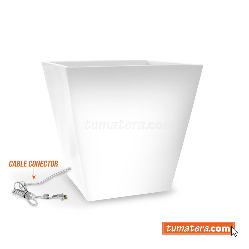 MATERA POLIETILENO CON LUZ LED MULTICOLOR CABLE 59 X 57 CM - Tumatera.co