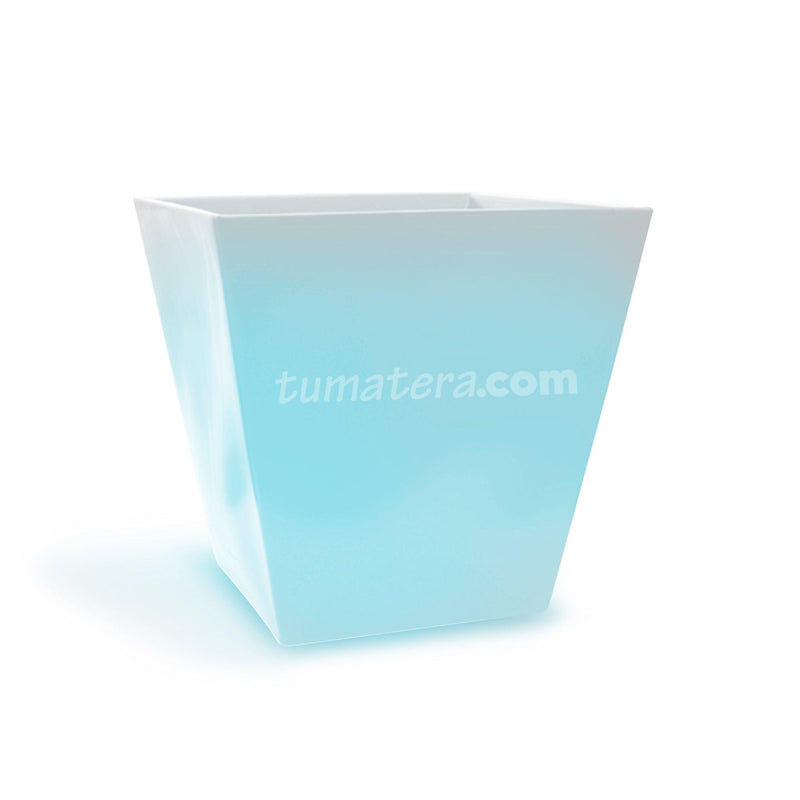 MATERA POLIETILENO CON LUZ LED MULTICOLOR INALÁMBRICA 59 X 57 CM - Tumatera.co