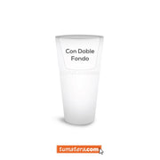 MATERA POLIETILENO CON LUZ LED BLANCA 34 X 61 CM - Tumatera.co