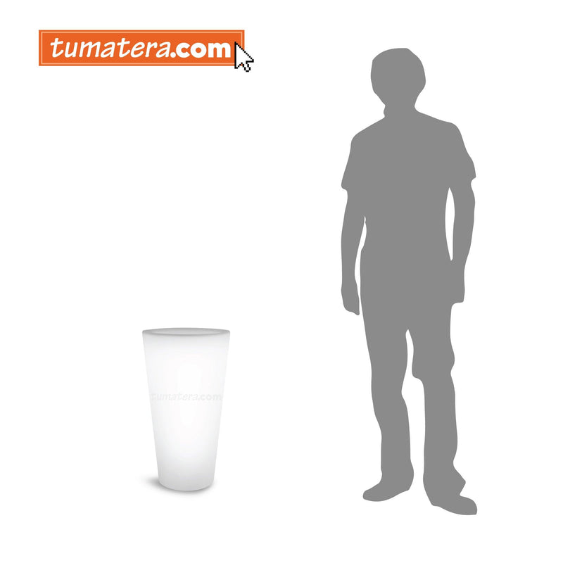 MATERA POLIETILENO CON LUZ LED BLANCA 34 X 61 CM - Tumatera.co