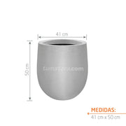 MATERA CONICA CEMENTO 50 CM - Tumatera.co