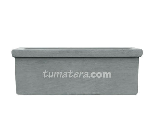 JARDINERA CEMENTO CON BORDE 80 X 35 CM - Tumatera.co