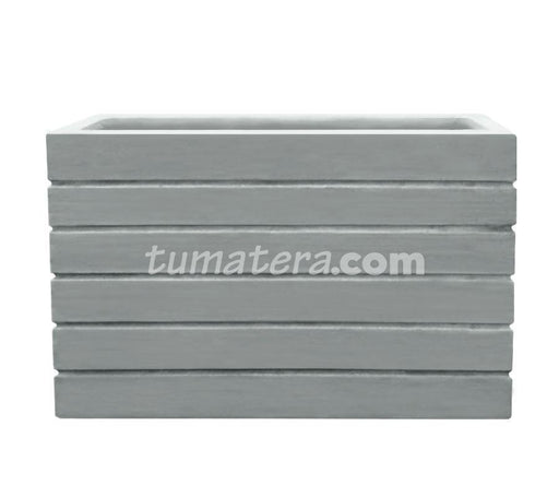 Jardinera tipo Cemento 100 X 60 cm vista frontal