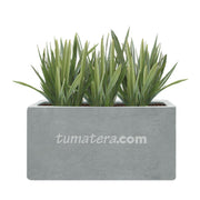 COMBO JARDINERA CEMENTO LISA 100 X 40 CM CON LINOS- Tumatera.co
