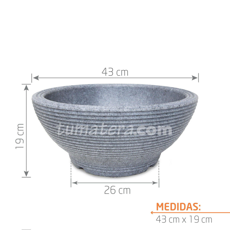 MATERA BOWL POLIETILENO 43 CM - Tumatera.co