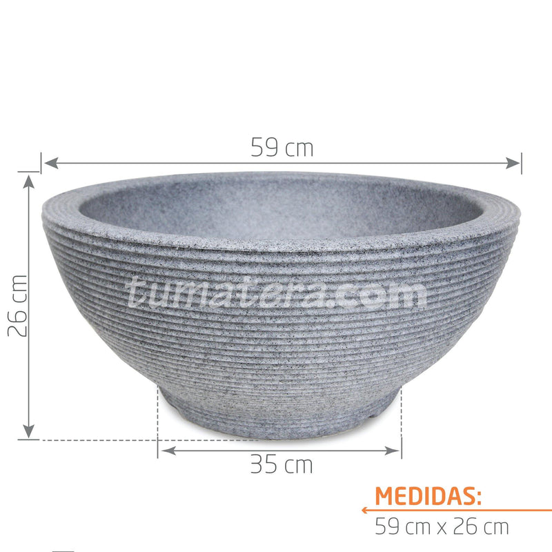 MATERA BOWL POLIETILENO 58 CM - Tumatera.co