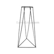 BASE METÁLICA TRIANGULAR 20 x 70 CM color Negro
