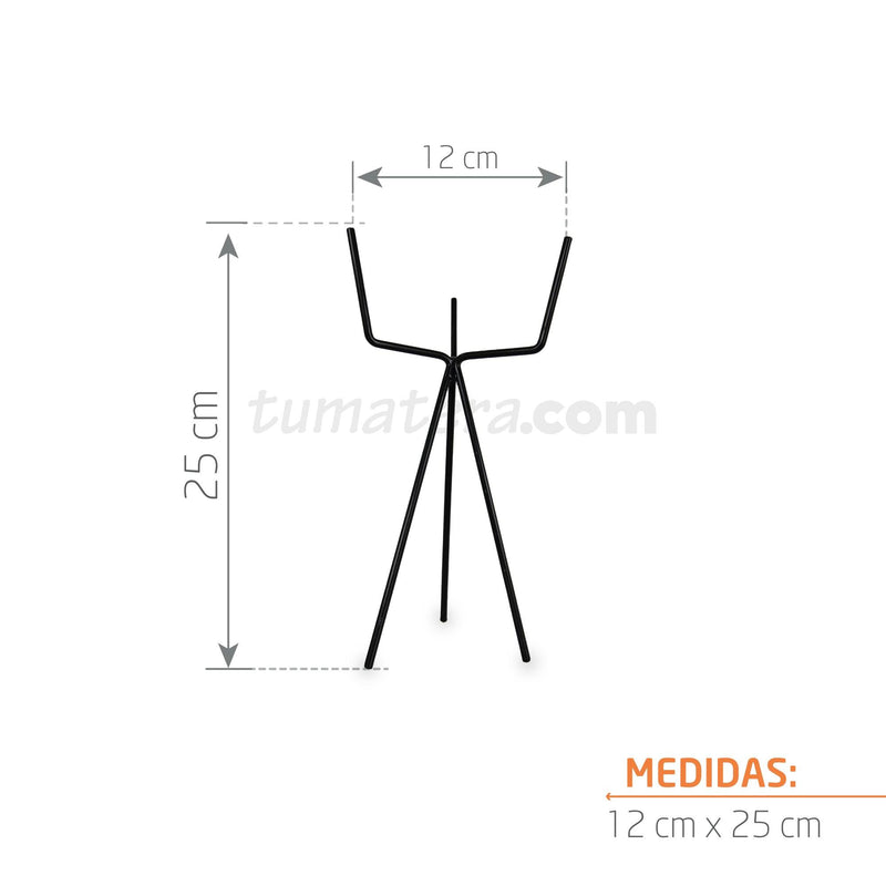 BASE METÁLICA 12 X 25 CM - Tumatera.co
