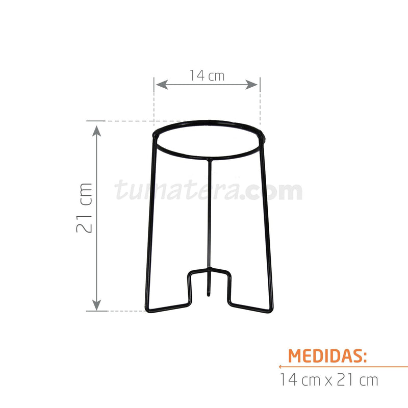 BASE METÁLICA  14 X 21 CM - Tumatera.co