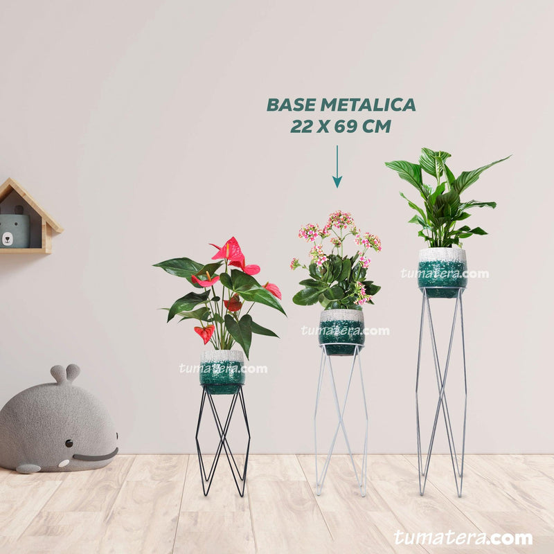 BASE METÁLICA 22 X 69 CM - Tumatera.co