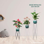 BASE METÁLICA 22 X 94 CM - Tumatera.co